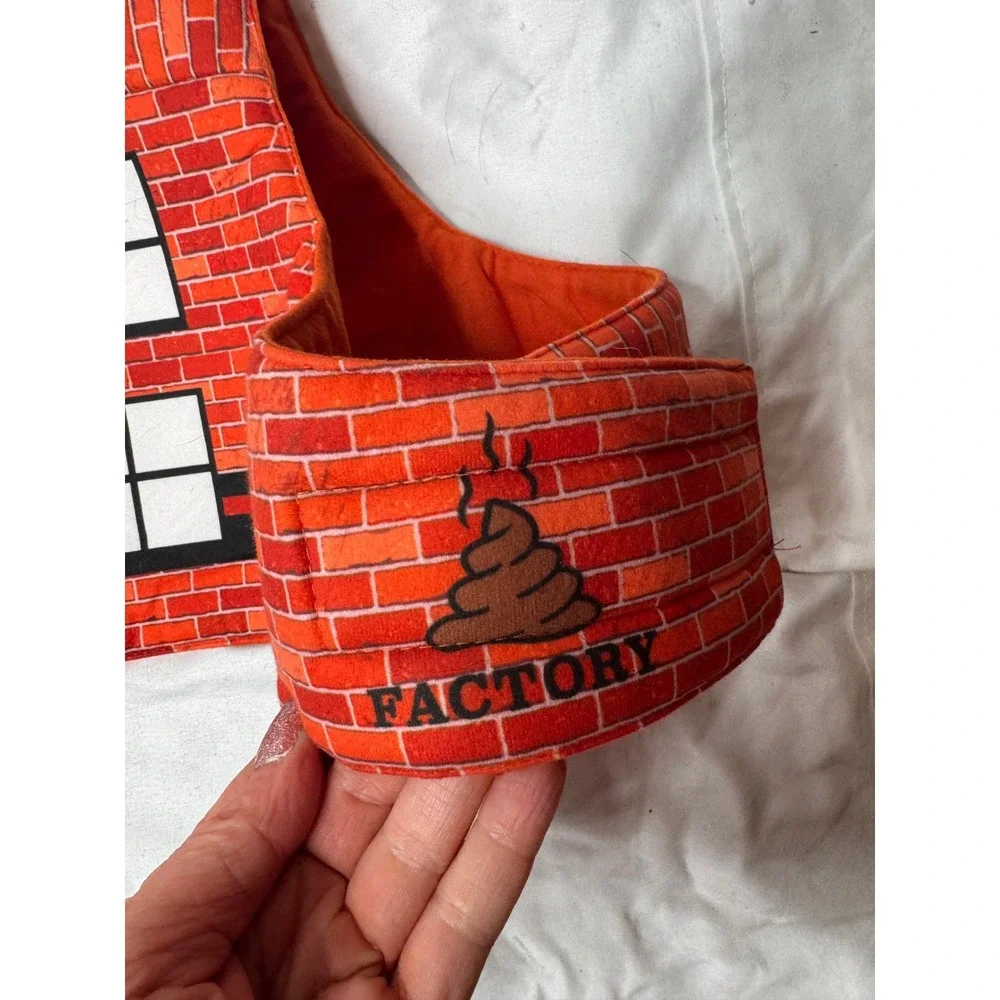 Bootique Poop Factory Dog Costume Red Brick XXL Halloween Funny Pet Outfit